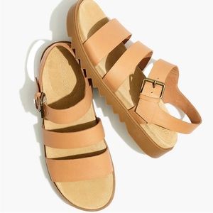 Madewell Addie Sandal size 9 Desert Camel